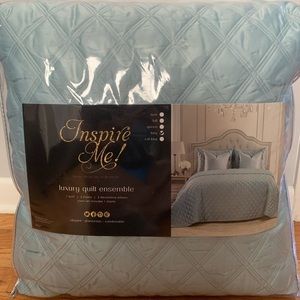 Inspire Me- luxury quilt ensemble (king)